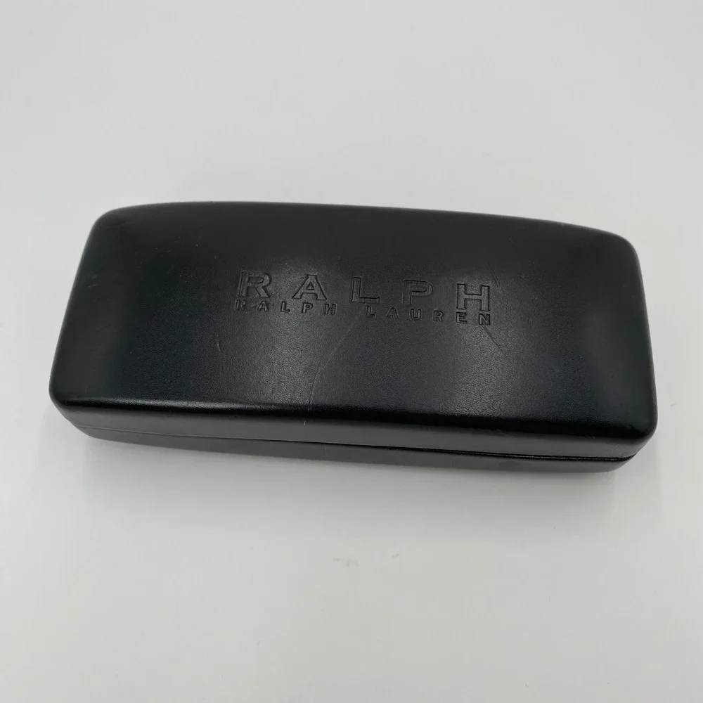 Ralph Lauren Black Hard Shell Eyeglass Case‎ with Cleaning Cloth